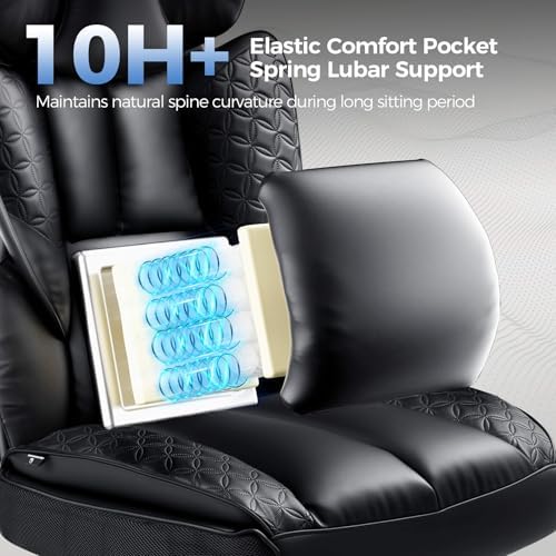 GTPLAYER Big and Tall Gaming Chair 400lbs Heavy Duty Office Chair - Image 5