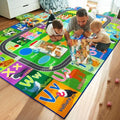 HOMORE Kids Educational Rug, 8x10 Green Kids Area Rug by Homore