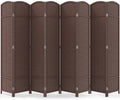 JOSTYLE Outdoor Privacy Screen 8-Panel Folding Room Divider Space Partition by Jostyle