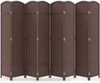 JOSTYLE Outdoor Privacy Screen 8-Panel Folding Room Divider Space Partition by Jostyle