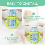 Aolso Silicone Baby Bottle Handles, Easy Grip Handles to Hold Baby Bottle - Image 5