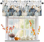 Vandarllin Fall Thanksgiving Kitchen Curtains Valances by VandarllinHomeKitchenDecor