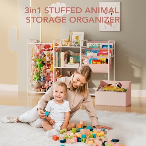 BBLIKE Kids Bookshelf and Toy Storage Organizer - Image 7