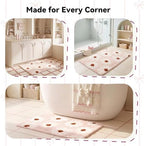 GRANNY SAYS Pink Daisy Bathroom Rug, Cute Bath Mat - Image 4