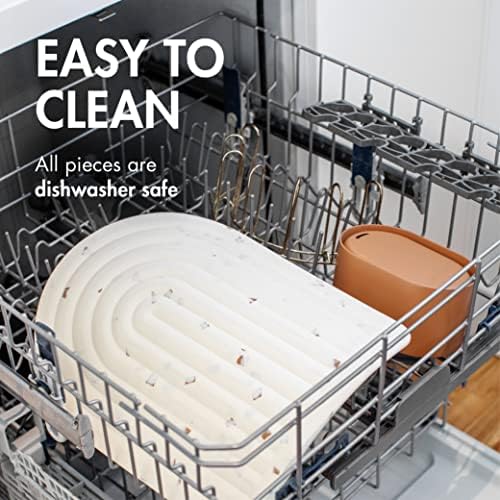 Boon ARC Modular Baby Bottle Drying Rack — Includes Silicone Drying Mat - Image 6