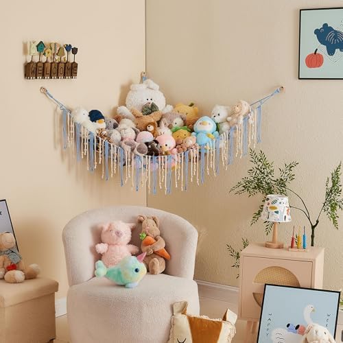 Pretty Jolly Stuffed Animal Storage Hammock - Image 4