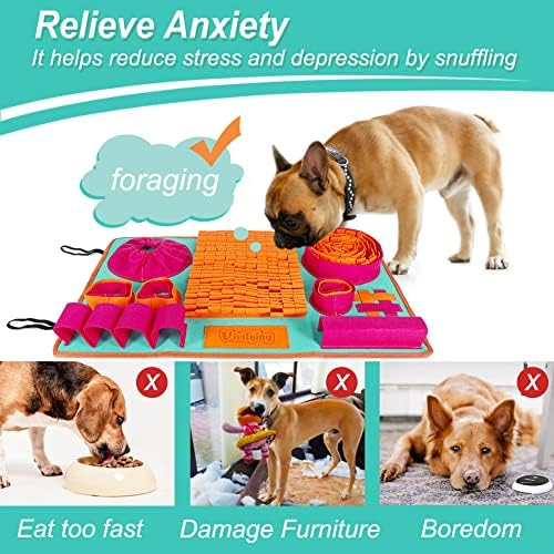 Vivifying Snuffle Mat for Dogs, Interactive Dog Enrichment Toys for Small Dogs - Image 5