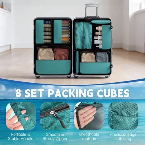 8 Set Packing Cubes for Travel, Luggage Organizers for Travel Accessories - Image 3