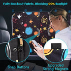 Car Window Shades, 2 Packs Magnetic Car Sun Shades - Image 2