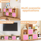 ShellKingdom Storage Bins, Foldable Fabric Storage Cubes And Cloth Storage - Image 6