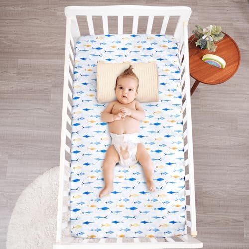 david's kids 3 Pack Fitted Crib Sheets, Ultra Soft Breathable Comfortable Baby - Image 5