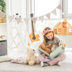 Pink Floral Nursery Pennant Banner Flags, Girls Room Flower Wall Decor - Image 4