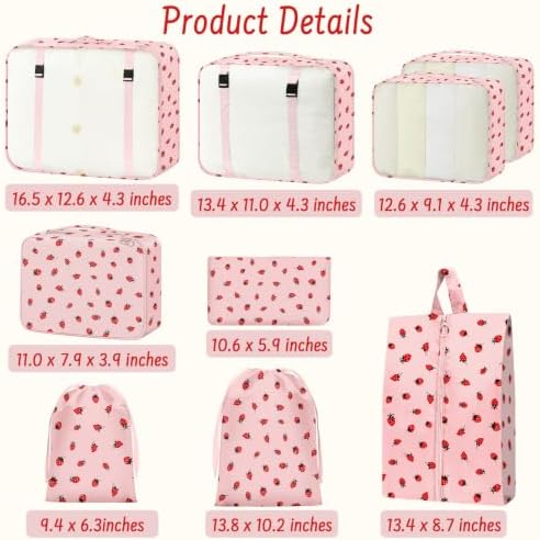 9 Set Packing Cubes for Travel Essentials - Image 2