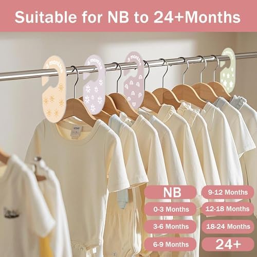 Baby Closet Dividers Durable Plastic Clothes Organizers 8 Pack - Image 2