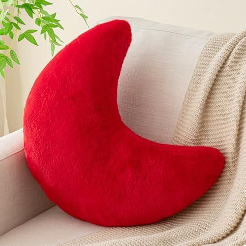 Moon Pillow, Decorative Throw Pillows by Znhinery
