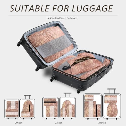 U+U 5 Set Packing Cubes, Travel Organizers - Image 5