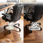 Office Chair Mat for Hardwood Floor, Heavy Duty Chair Mat for Rolling Chairs - Image 2