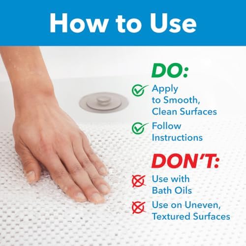 Duck Brand Softex Shower Mat, Machine Washable, 21 x 21 Inches, Skid Resistant - Image 6