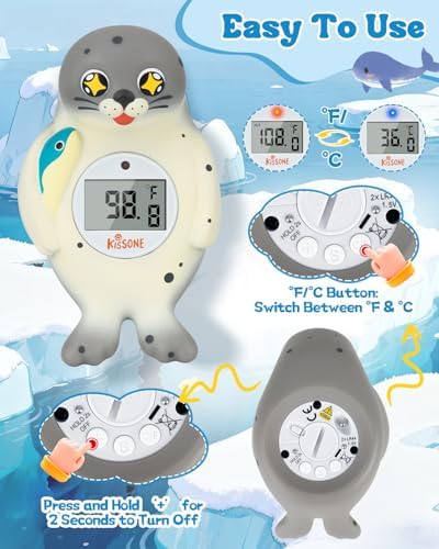 Baby Bath Thermometer Digital for Water Temperature – Fast & Accurate °F/°C - Image 4