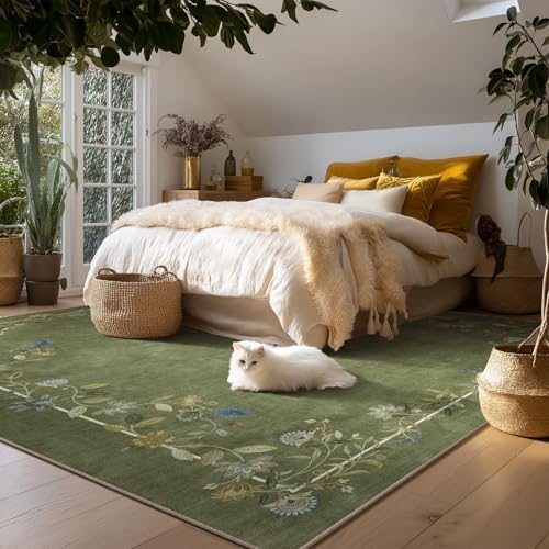Washable Living Room Area Rug: 8x10 Rugs - Image 5