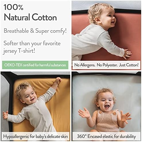 Joey + Joan Bassinet Fitted Sheets 33x20 - Image 3