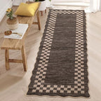 GarveeHome Washable Runner Rug 2x10 Modern Bordered Hallway Runner Rug by GarveeHome