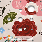 Bathtub Mat Non Slip, Flower Square Bath tub Mat Shower Floor Mat - Image 4