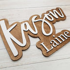 Nursery Name Sign, Wooden Name Sign, Name Plate - Image 2