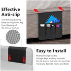 Remote Control Holder for Armchair Caddy，TV Remote Holder Over Chair Arm - Image 4