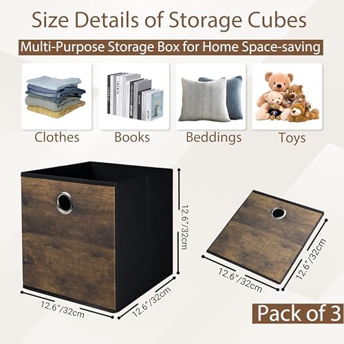 Stylish Fabric Cube Storage Bin - Image 3