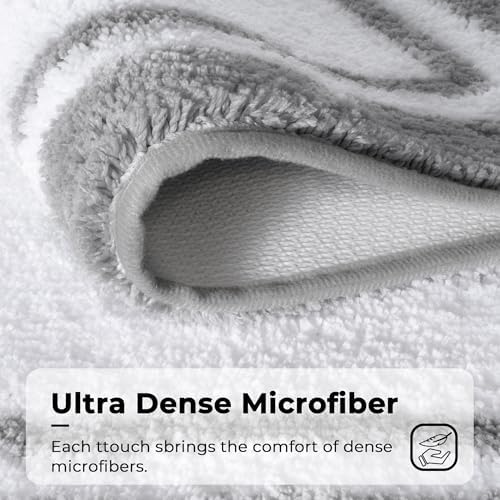 GRANNY SAYS Microfiber Bathroom Rugs Non Slip Washable, Water Absorbent - Image 5
