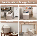 Goodpick Woven Rope Basket for Blankets Fit Nursery & Living Room - Image 6