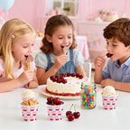 WRAPAHOLIC 3oz Pink Cherry Bathroom Cups - Image 7