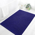 Chenille Bathroom Rug 40"x60" Royal Blue, Large Plush Bath Mat by Kildoss