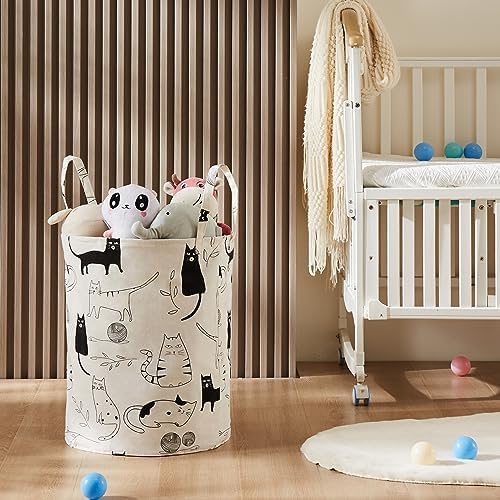 Baby Laundry Basket Nursery Hamper - Image 4