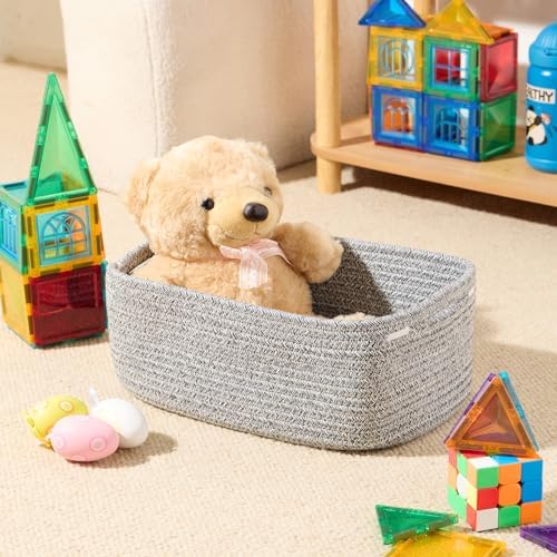 MiniArk Small Storage Baskets for Organizing | Closet Organizer Bins | Shelf - Image 4