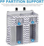 Accmor Changing Table Diaper Organizer, Hanging Diaper Caddy Organizer Stacker - Image 3