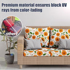 8Pcs Outdoor Cushion Covers, Stretch Patio Furniture Couch Chair Slipcovers - Image 3