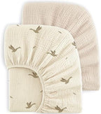 Bearmoss Muslin Crib Sheets by Bearmoss