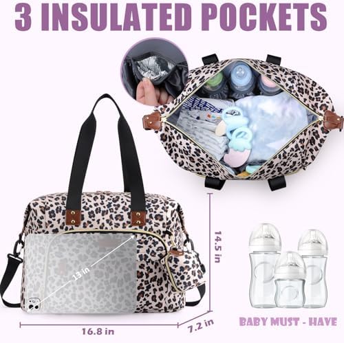 Tuwubi Diaper Bag Tote, Baby Diaper Bag - Image 4