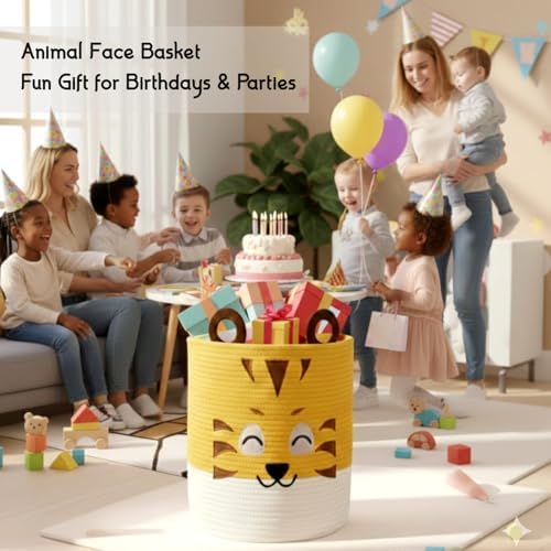 Storage Basket | 25L Woven Cotton Rope Bin - Image 2