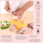 Easter Bunny Baby Breastmilk Popsicle Molds & Baby Fruit Feeder, Food Freezer - Image 5