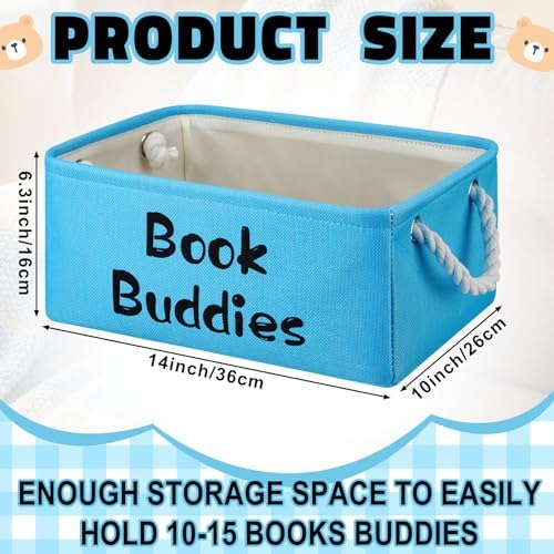 Marsui 1 Pcs Book Buddies Storage Basket - Image 3