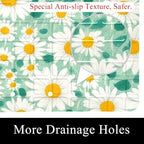 Bath Tub Shower Mat, Washable Bathtub Floor Mats, Suction Cups and Drain Holes - Image 2