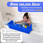 Tub Topper Mini Bathtub Splash Guard & Bath Shelf - Image 6