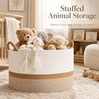 KAKAMAY Large Blanket Basket - Image 3