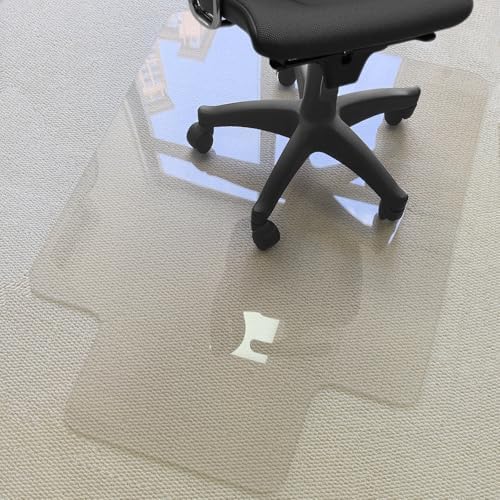 Kuyal 1/5" Thick Office Chair Mat, Heavy Duty Hard Computer Chair Mat by Kuyal