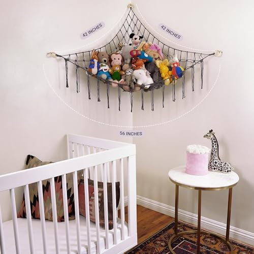 ABBY BABY Large Stuffed Animal Hammock Corner - Image 3