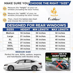 EcoNour Car Window Screens for Camping Car Window Shades - Image 4