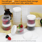 24 Pack 5 oz Food Storage Jars - Image 5